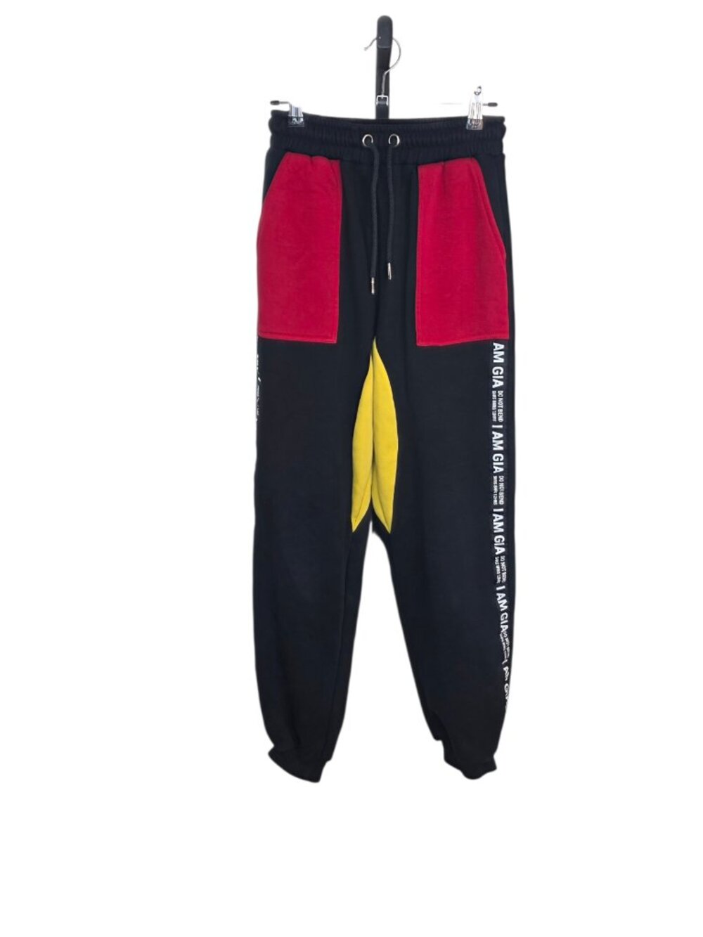 I.AM.GIA Blaster Pant, Fur Lined, Warm Joggers, Colour Block, Sweatpants, XS